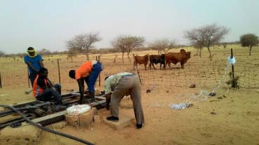 R&eacute;habilitation d'un puits mara&icirc;cher